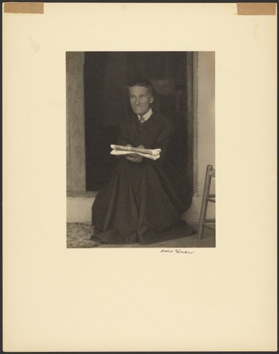 Schwester Sarah, Shaker-Siedlung, Mt. Lebanon, New York von Doris Ulmann