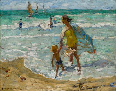 Ein windiger Tag am Meer von Dorothea Sharp