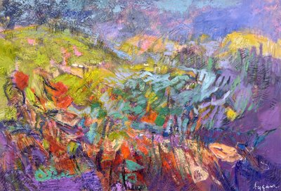 Träumerische lebendige Landschaft von Dorothy Fagan