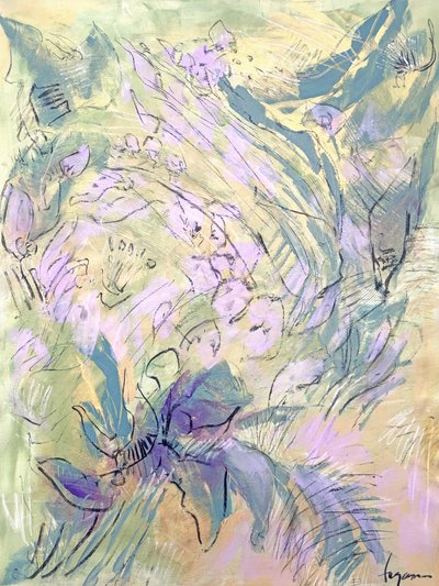 Sanfte Lavendelblüten von Dorothy Fagan