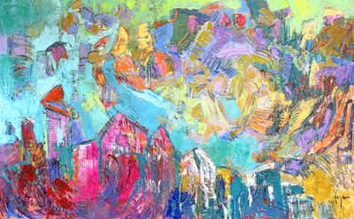 Lebendige Stadtabstraktion von Dorothy Fagan