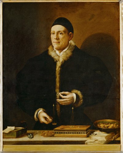 Jakob II. Fugger, genannt „Der Reiche“, Kaufmann und Geldverleiher von Kaiser Karl V. von Dosso Dossi