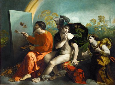Jupiter, Merkur und "Virtus" von Dosso Dossi