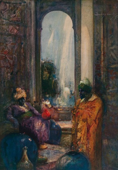 Eine Vision des Ostens - Stufe V, ca. 1920 von Dudley Hardy