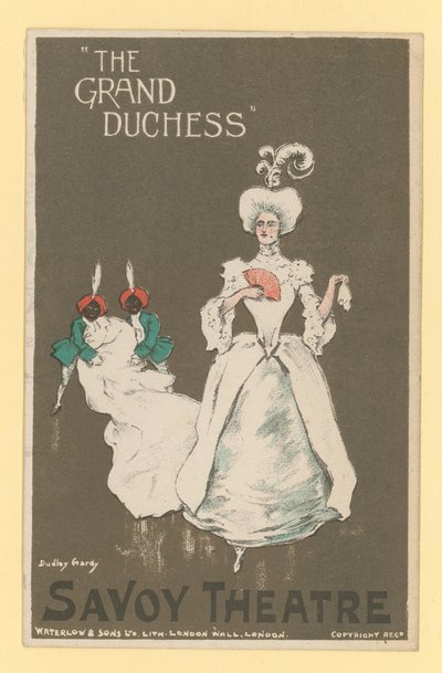Die Großherzogin, Savoy Theatre, London von Dudley Hardy