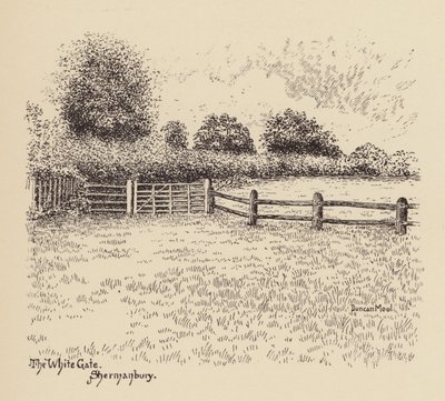 Sussex: Das weiße Tor, Shermanbury von Duncan Moul