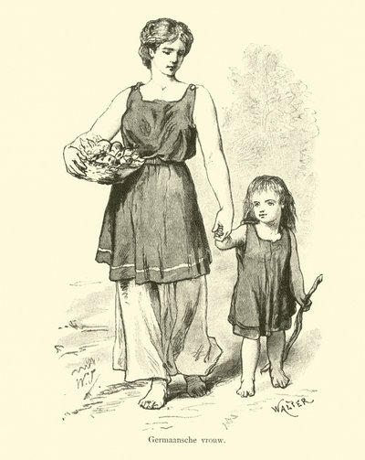 Germanische Frau von Dutch School