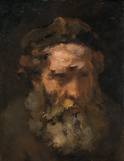 Kopf des Heiligen Matthäus, wahrscheinlich frühe 1660er Jahre von Dutch School