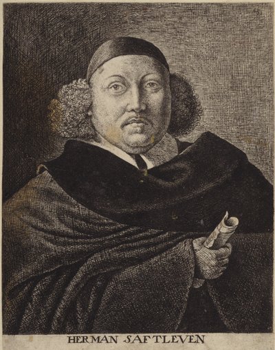 Porträt von Herman Saftleven der Jüngere von Dutch School