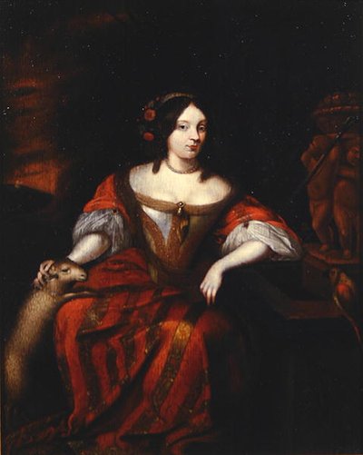 Porträt einer Dame von Dutch School