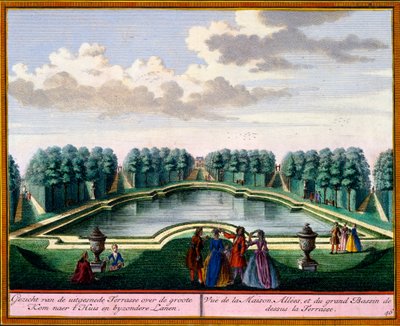 Ansicht aus Het Zeganpralent Kennemerlant von Hendrick de Leth und Matthias Brouerius Van Nidek, veröffentlicht um 1700-30 von Dutch School