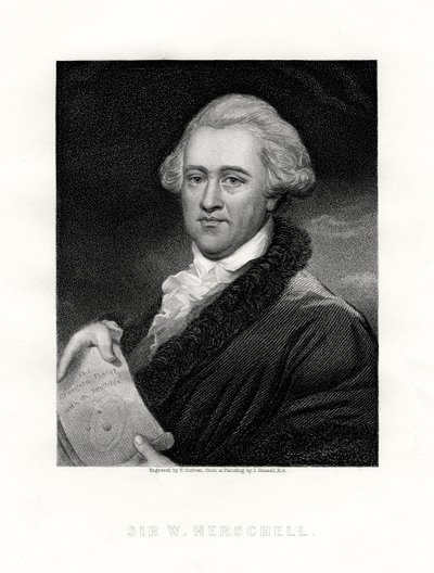 Sir Wilhelm Friedrich Herschel, deutsch-britischer Astronom und Komponist, 19. Jahrhundert von E. Scriven