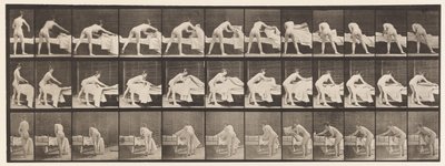 Tafel 436. Bett machen von Eadweard Muybridge
