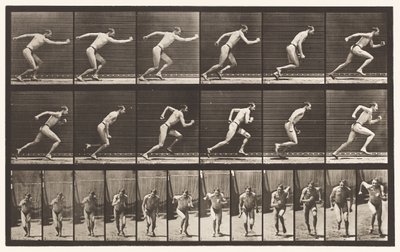 Tafel 59. Zum Laufstart (Schuhe) von Eadweard Muybridge