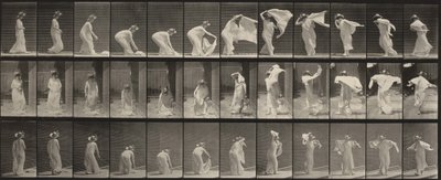 Plattennummer 233. Schal heben, um die Schultern legen und drehen von Eadweard Muybridge