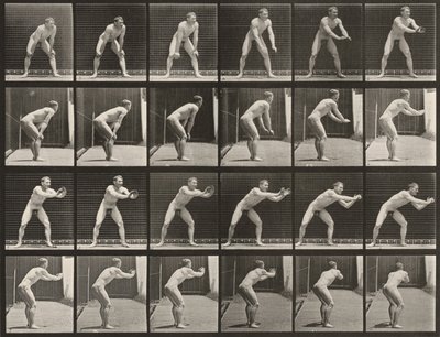 Tafel Nummer 280. Baseball, Fangen von Eadweard Muybridge