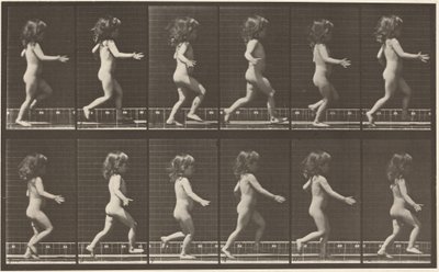 Tafel Nummer 469. Kind läuft, 1887 von Eadweard Muybridge