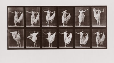 Frau tanzt, Platte 107 aus Animal Locomotion von Eadweard Muybridge