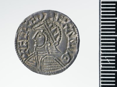 Penny von Æthelred II, Londoner Münze, 978 (Silber) von Ealdgar Ealdgar