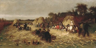 Maisernte auf Nantucket, ca. 1875 von Eastman Johnson