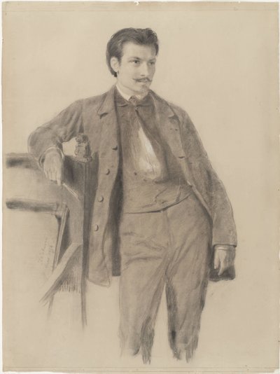Porträt von Johan Daniël Koelman von Eastman Johnson