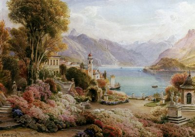 Villa Melzie, Como, Italien von Ebenezer Wake Cook