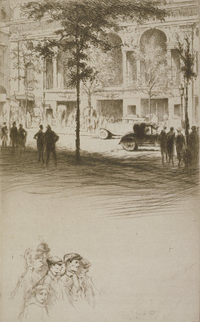 Ein Stadtplatz, Illustration für 