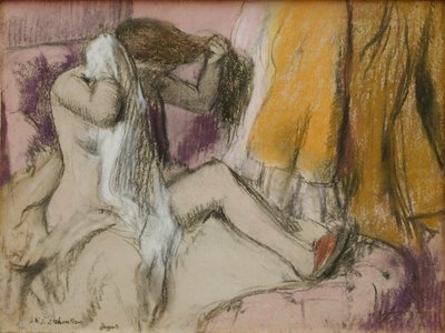 Nach dem Bad. von Edgar Degas