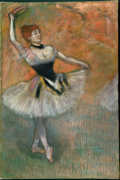Tänzerin mit Tamburin von Edgar Degas