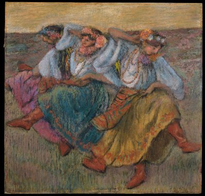Tänzer in ukrainischer Tracht von Edgar Degas