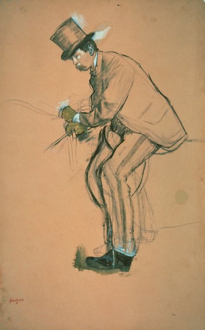 Vornehmer Reiter von Edgar Degas