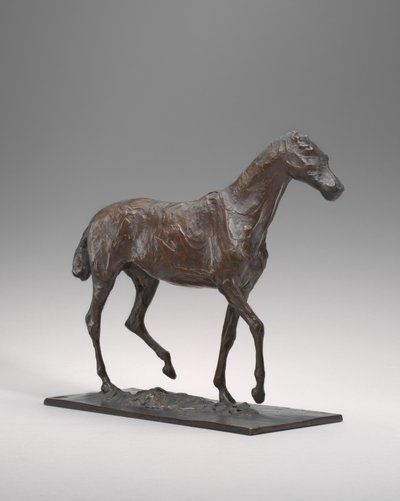Pferd im Schritt, ursprüngliches Wachs möglicherweise frühe 1870er Jahre, gegossen ca. 1920-1921 von Edgar Degas