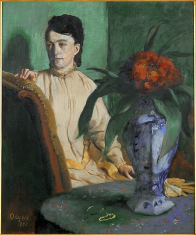 Die Frau mit der Vase von Edgar Degas
