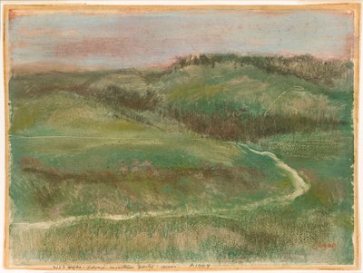 Landschaft von Edgar Degas
