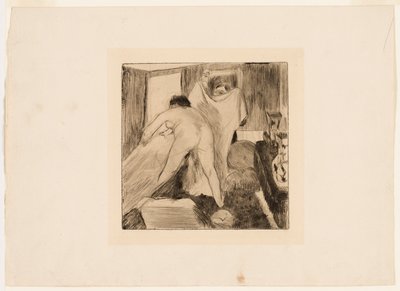 Nach dem Bad von Edgar Degas