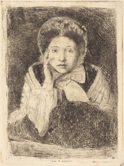 Marguerite De Gas, die Schwester des Künstlers von Edgar Degas