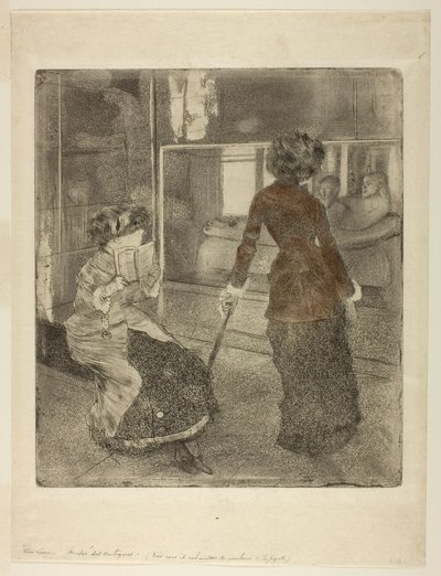 Mary Cassatt im Louvre: Die etruskische Galerie von Edgar Degas