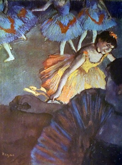 Ein Ballett aus einer Opernloge gesehen von Edgar Degas von Edgar Degas