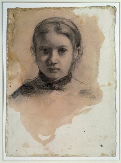 Porträt von Giovanna Bellelli (Studie für „Die Bellelli-Familie“)  von Edgar Degas