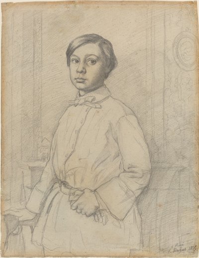 René de Gas [recto], 1855 von Edgar Degas