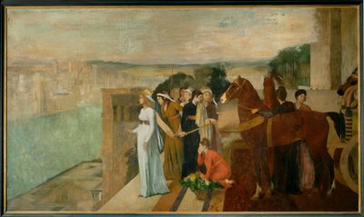 Semiramis baut Babylon von Edgar Degas