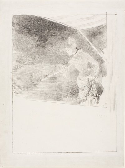 Sängerin in einem Café-Konzert von Edgar Degas
