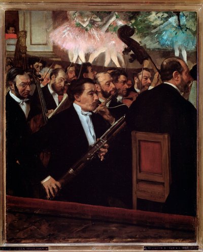 Das Orchester der Oper in Paris von Edgar Degas