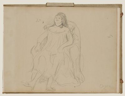 Sitzende Frau von Edgar Degas