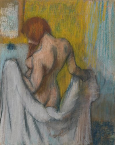 Frau mit Handtuch, 1894 oder 1898 von Edgar Degas