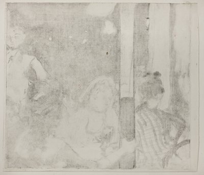 Frauen vor einem Café, Abend, ca. 1877 von Edgar Degas