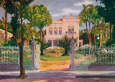 Residenz von Graf Paulo de Frontin, Petropolis, 1914 von Edgar L Pattison