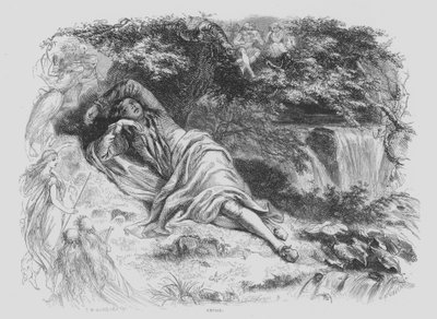 John Milton, Il Penseroso von Edgar Melville after Ward