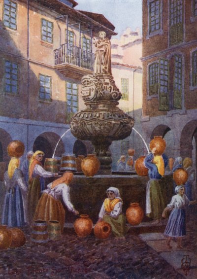 Nordspanien: Lugo, Fuente de San Vicente von Edgar T. A. Wigram