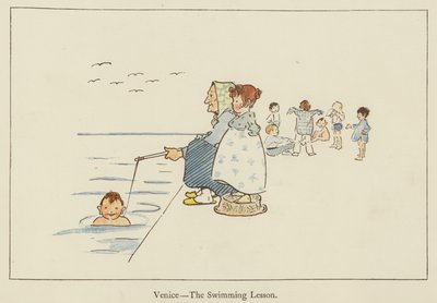 Venedig, die Schwimmstunde von Edith Farmiloe